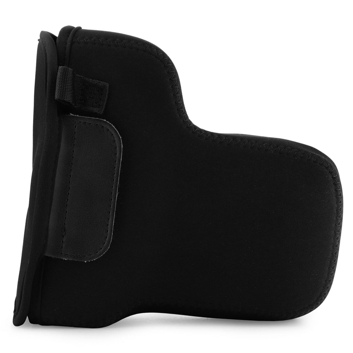 Funda a medida MegaGear Ultralight neopreno para FUJIFILM X-T4 con XF16-80mm Lens (Negro) - vista lateral