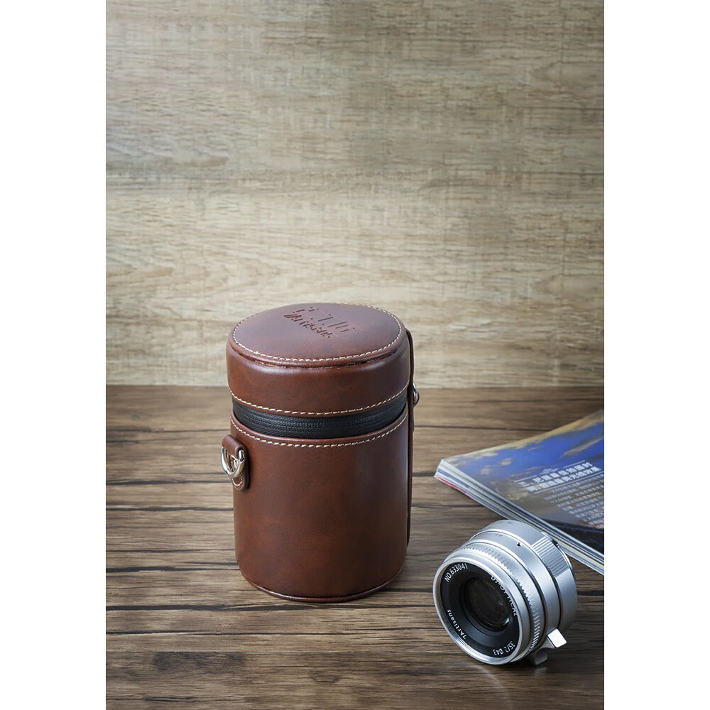 Funda para Lente 7Artisans PU Leather - vista frontal