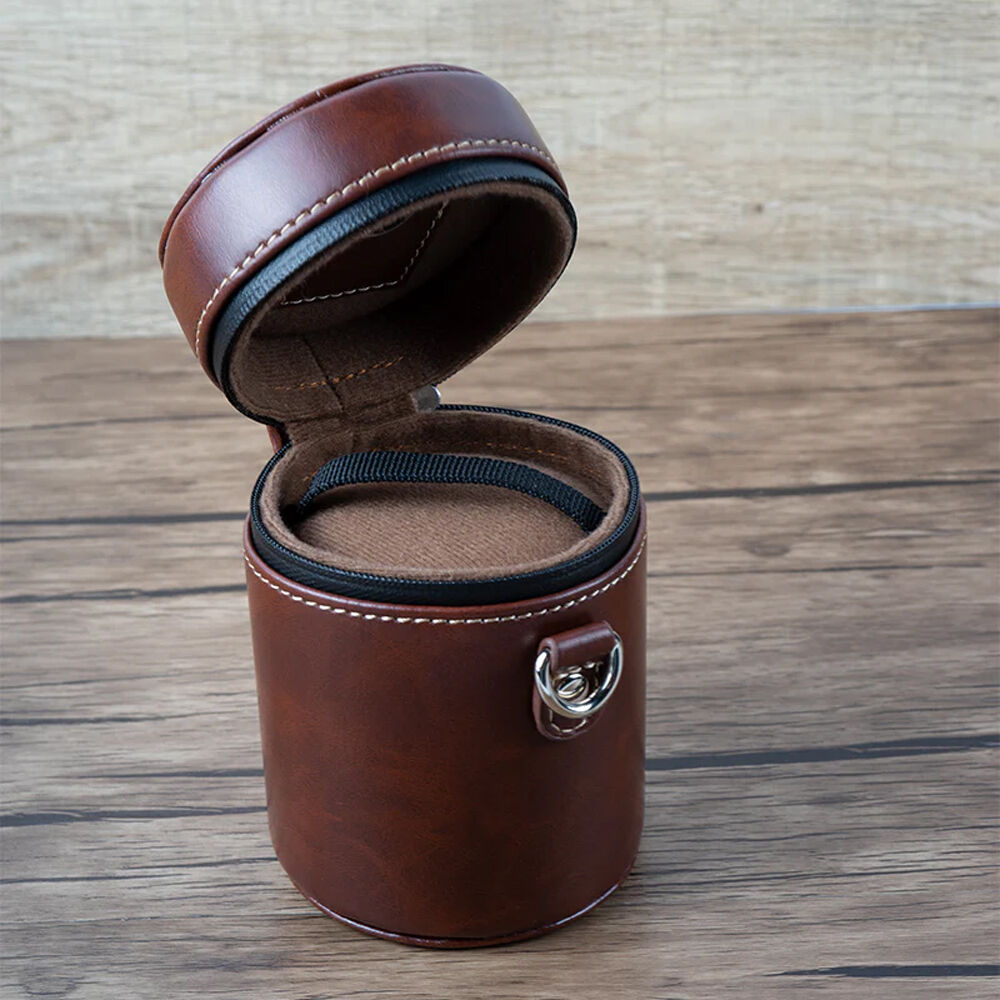 Funda para Lente 7Artisans PU Leather - puertos y conexiones