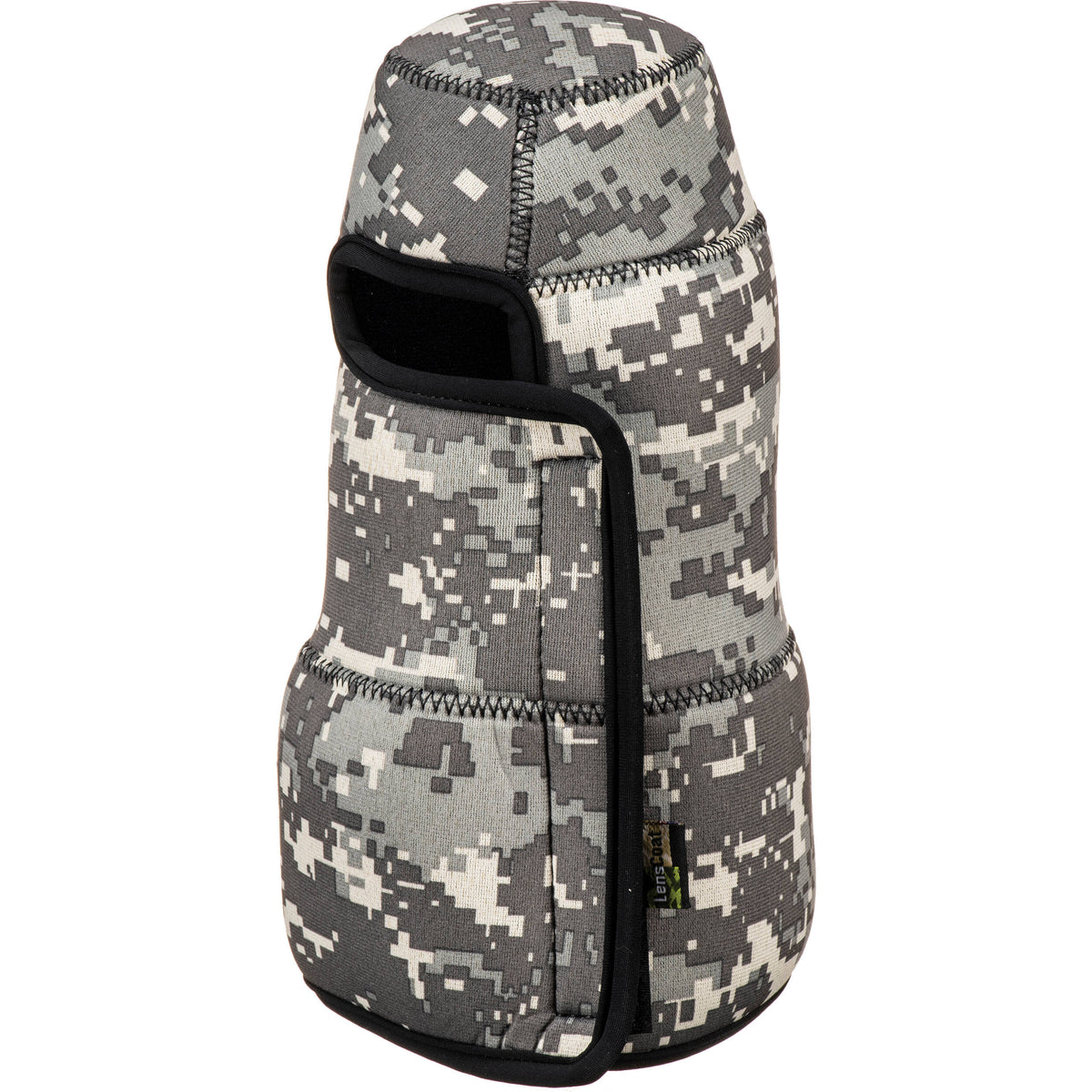 Funda para Lente LensCoat TravelCoat para Canon RF 100-500mm (Gris Digital Camo) - vista frontal