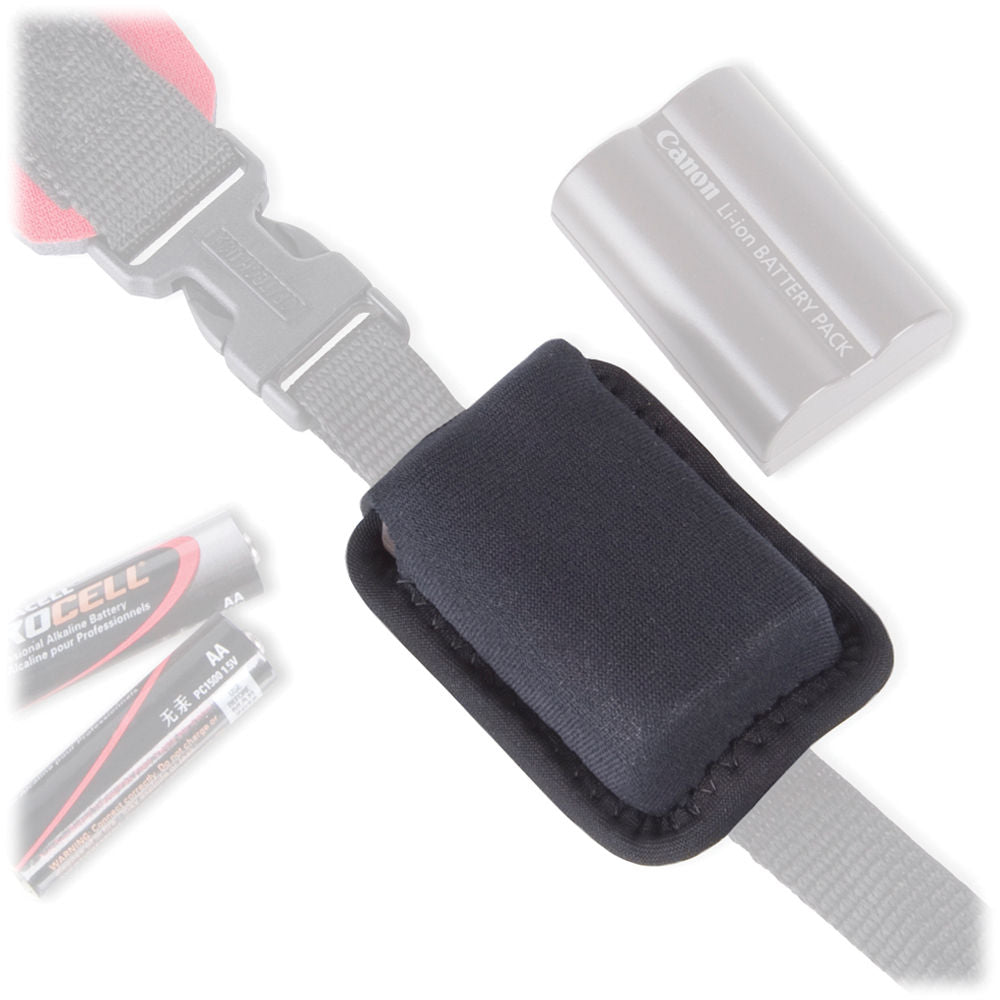 Funda para Lente OP/TECH USA Battery Holster (Negro) - vista frontal
