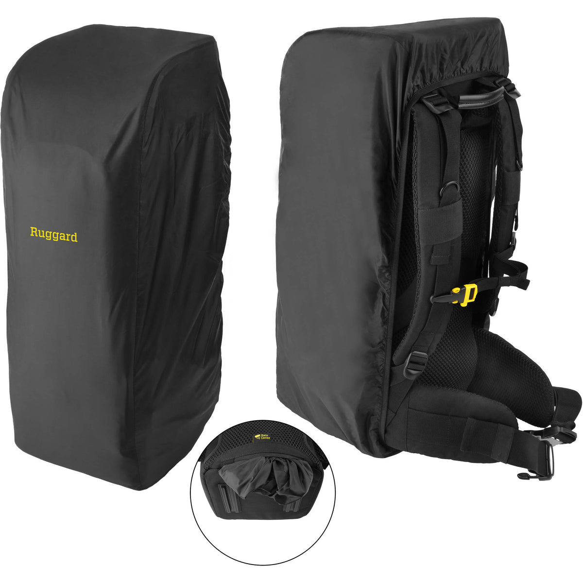 Funda para Lente Ruggard Alpine 600 Backpack para y 600/800mm (Negro) - detalle