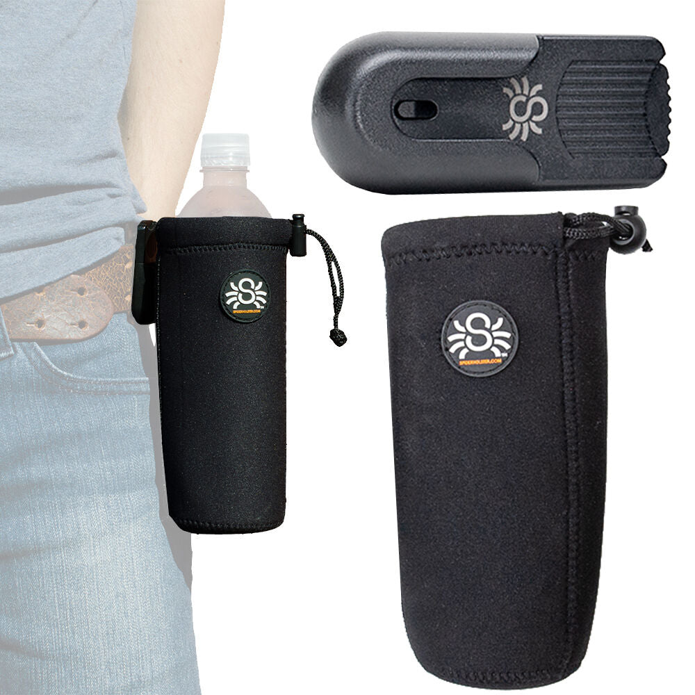Funda para Lente Spider Camera Holster Spider Monkey Water Bottle Holder (Negro) - vista frontal