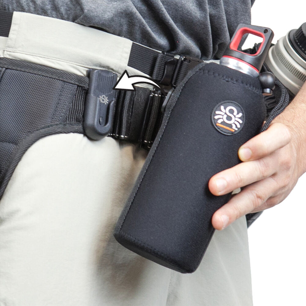 Funda para Lente Spider Camera Holster Spider Monkey Water Bottle Holder (Negro) - detalle