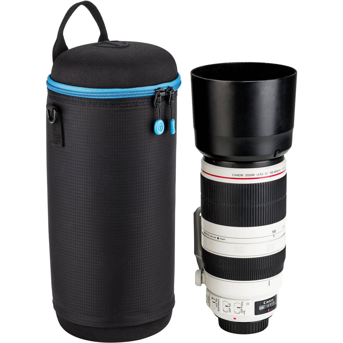 Funda para Lente Tenba blanda Molded EVA Capsule con Extra Padding (Negro, 12 x 5") - puertos y conexiones