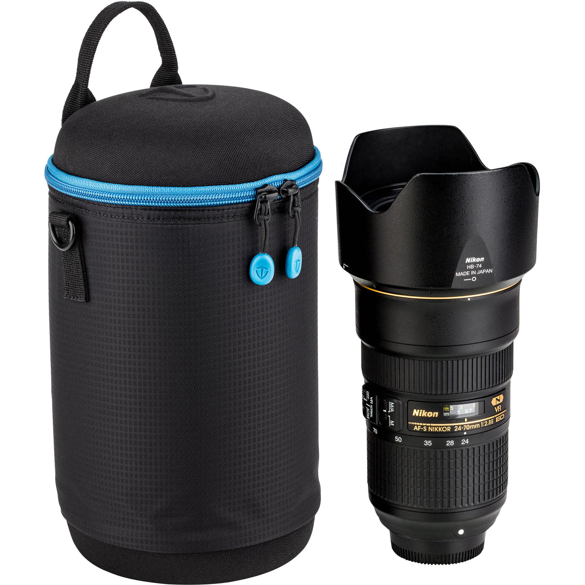 Funda para Lente Tenba blanda Molded EVA Capsule con Extra Padding (Negro, 9 x 4.8") - detalle
