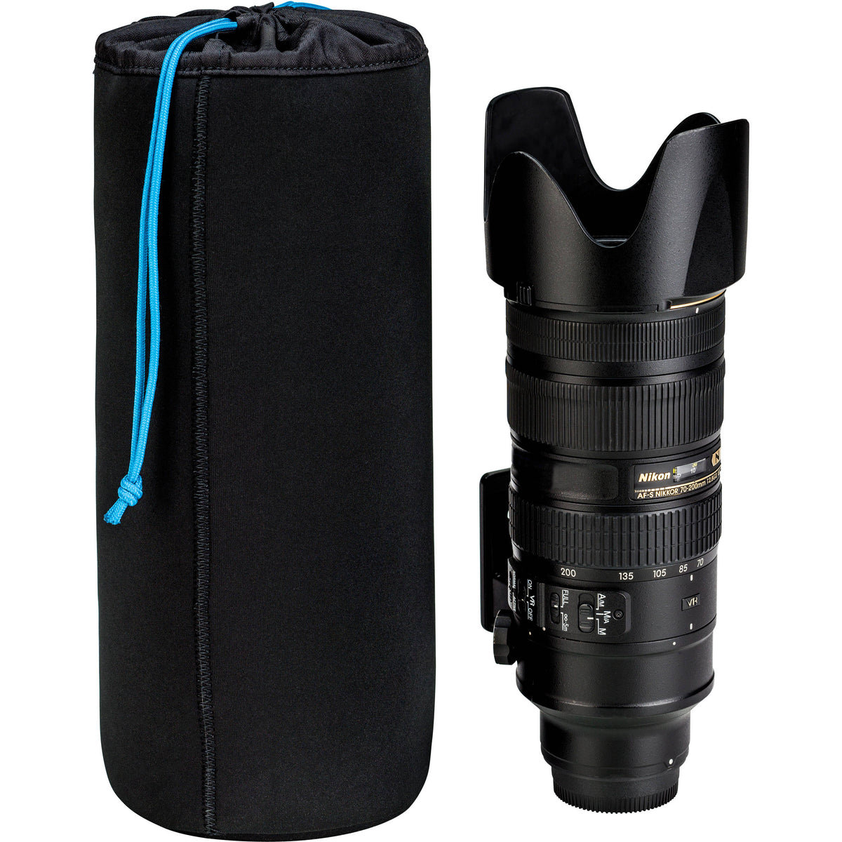 Funda para Lente Tenba blanda neopreno (Negro, 12 x 5") - vista trasera