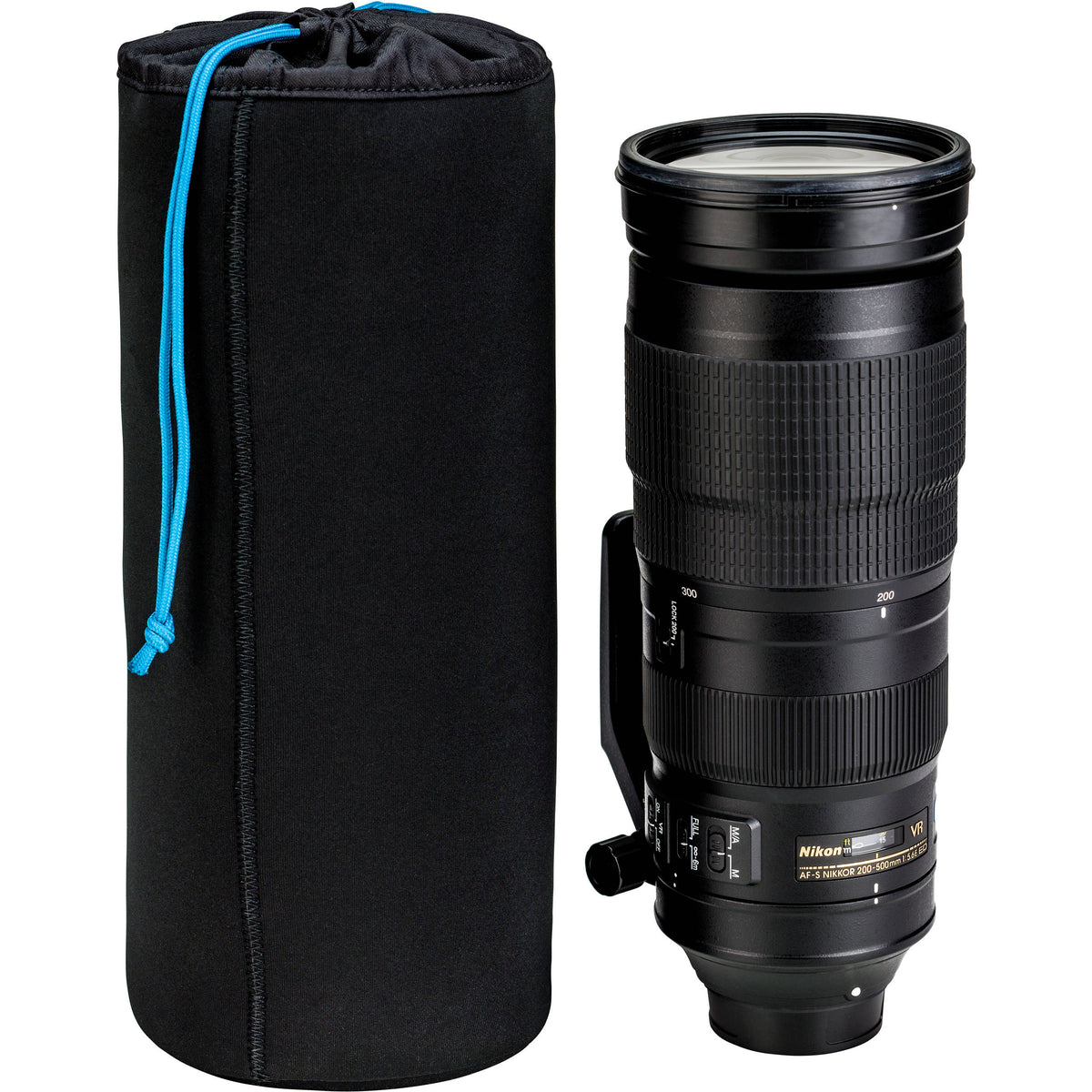 Funda para Lente Tenba blanda neopreno (Negro, 12 x 5") - vista lateral