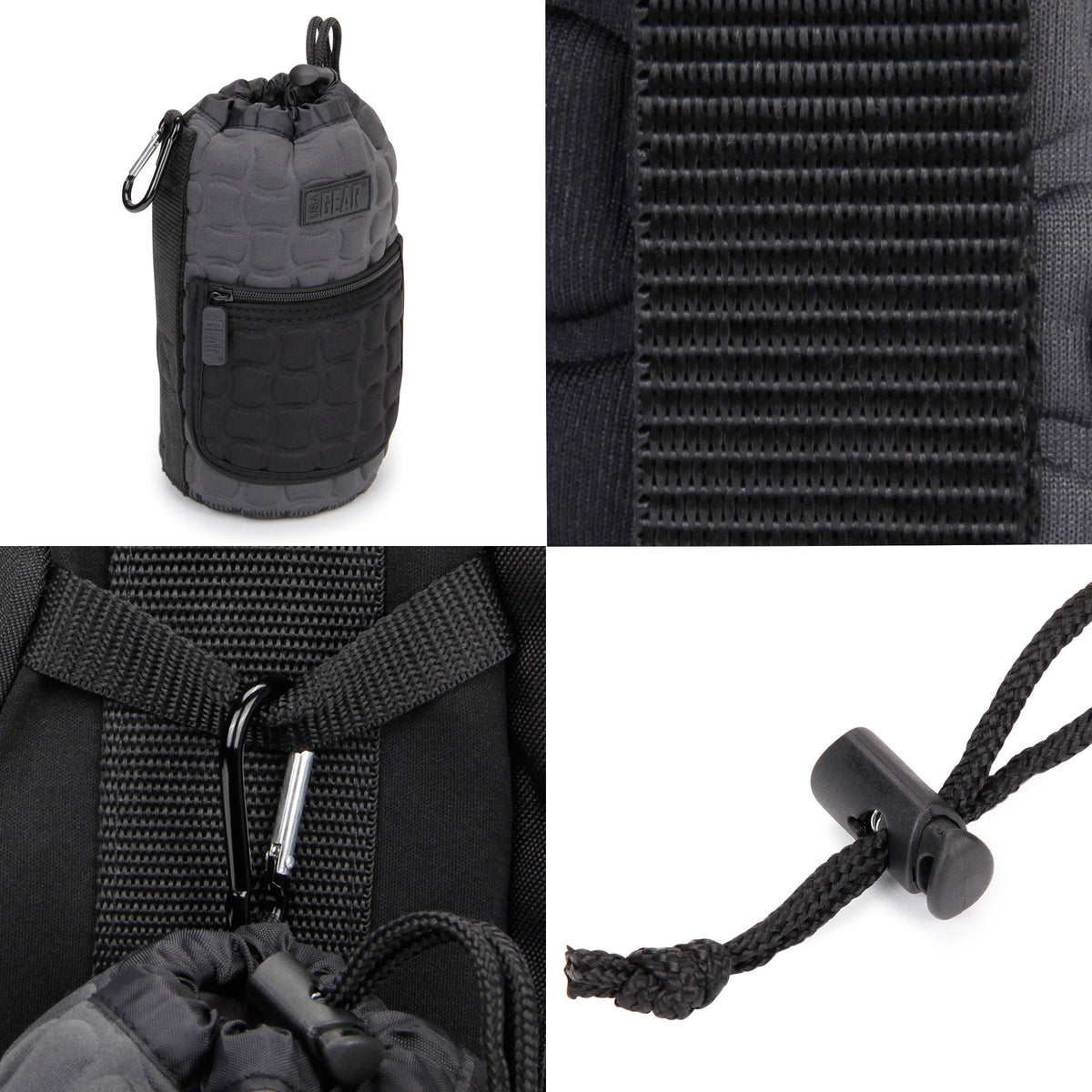 Funda para Lente USA GEAR FlexARMOR X Grande (Negro) - detalle