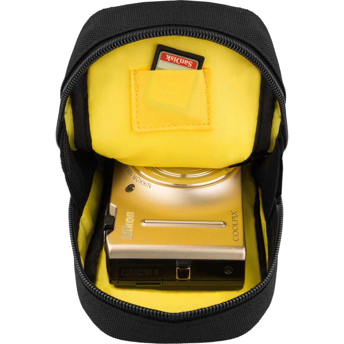 Funda Ruggard Lyra 30 (Negro) - puertos y conexiones