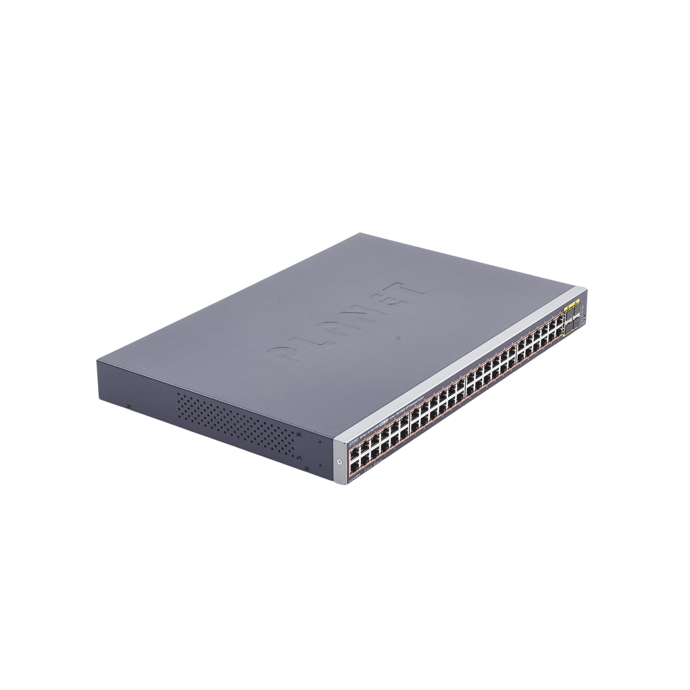 Switch Administrable de 48-Puertos 10 Planet GS-4210-48P4S