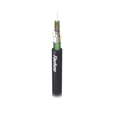 Kilómetro de Fibra Óptica para Exterior G.652D Linkedpro By Fiberhome GYFS-24C Monomodo 24 hilos Negro