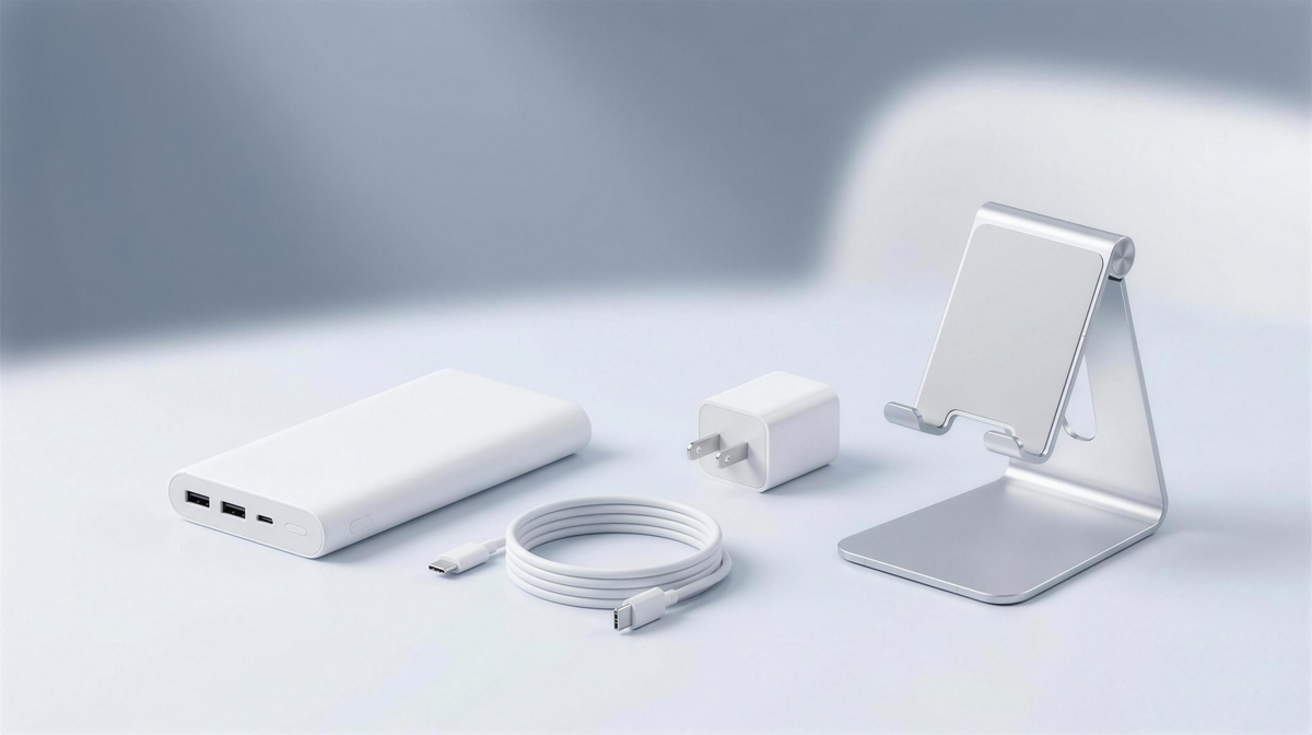 Banner Accesorios de Telefonía - power bank, cables, cargador, soporte