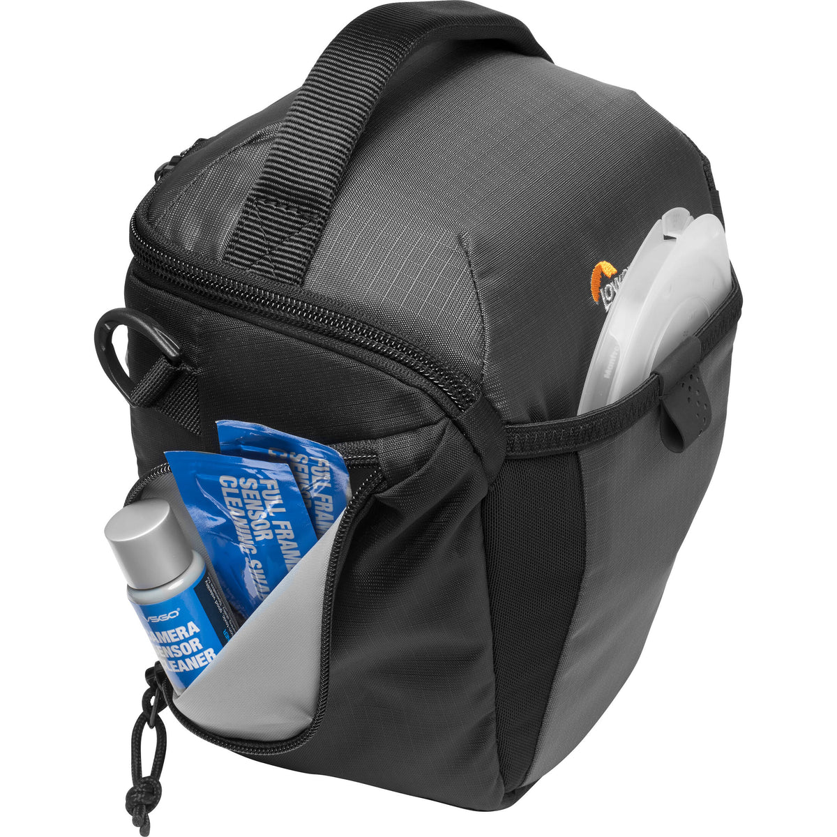 Holster Lowepro Photo Active TLZ 45 AW Top-Loader Bag (Negro) - vista lateral
