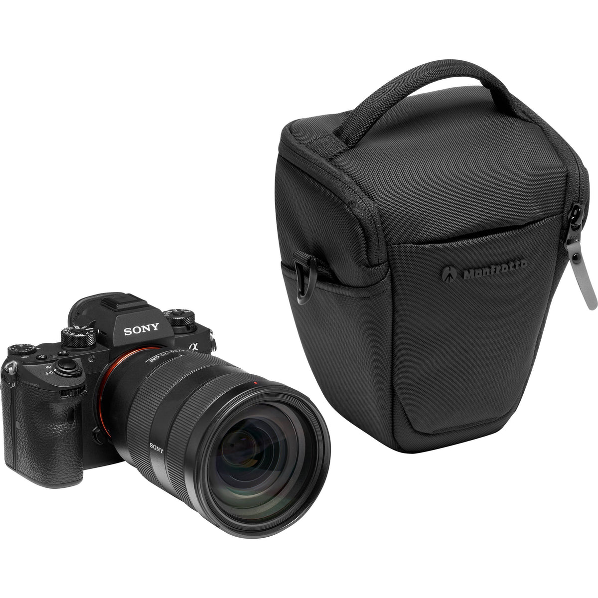 Holster Manfrotto Advanced III 2L (Chico) - puertos y conexiones