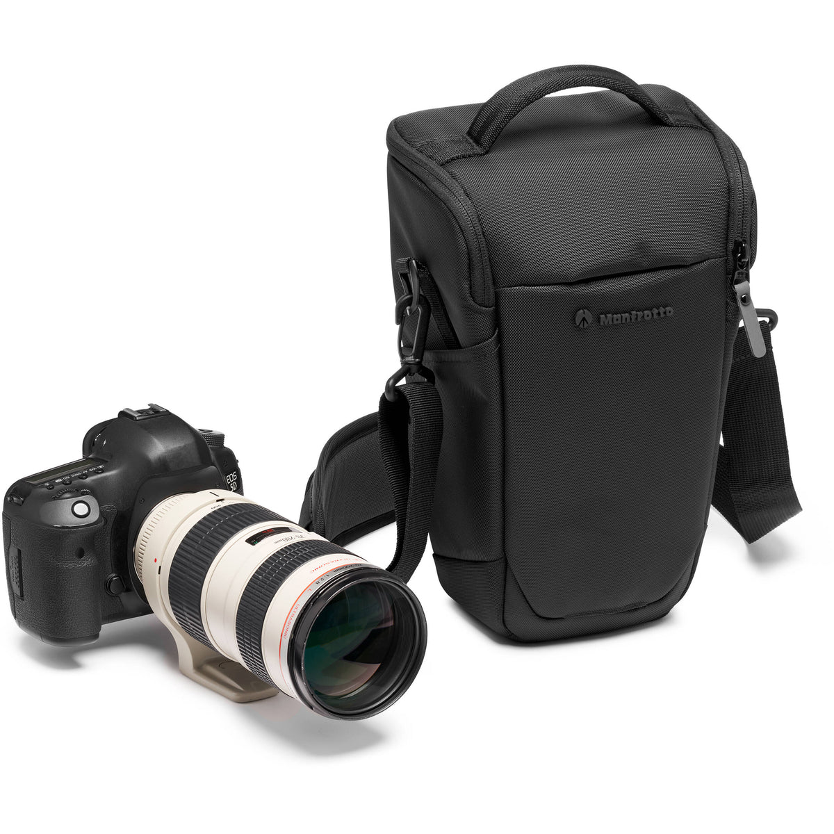 Holster Manfrotto Advanced III 4.5L (Grande) - puertos y conexiones