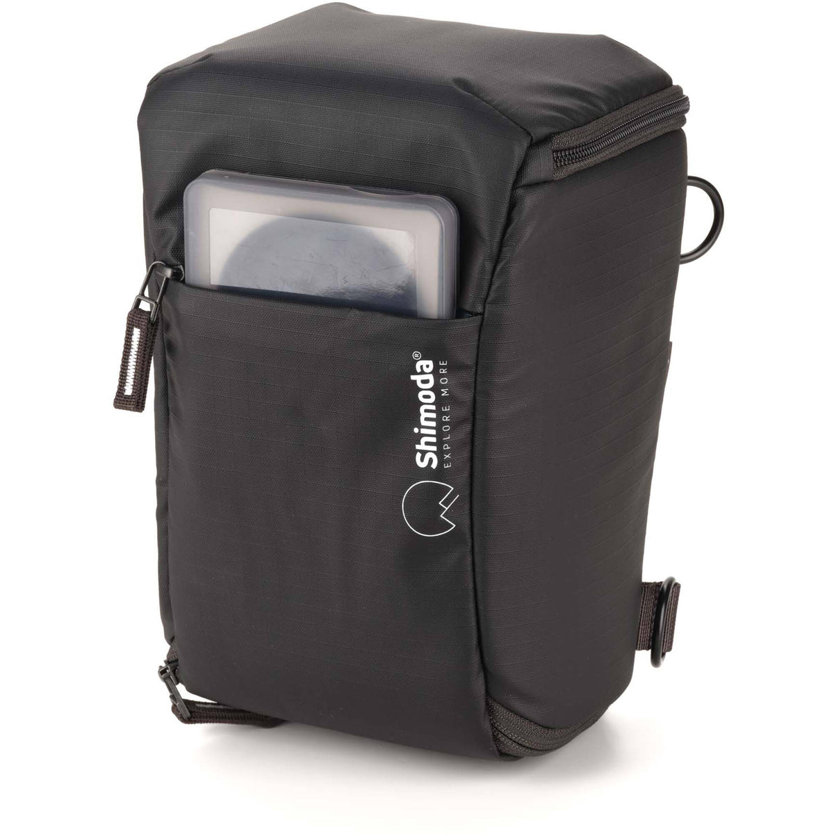 Holster Shimoda Designs Top Loader (Negro, Chico) - puertos y conexiones