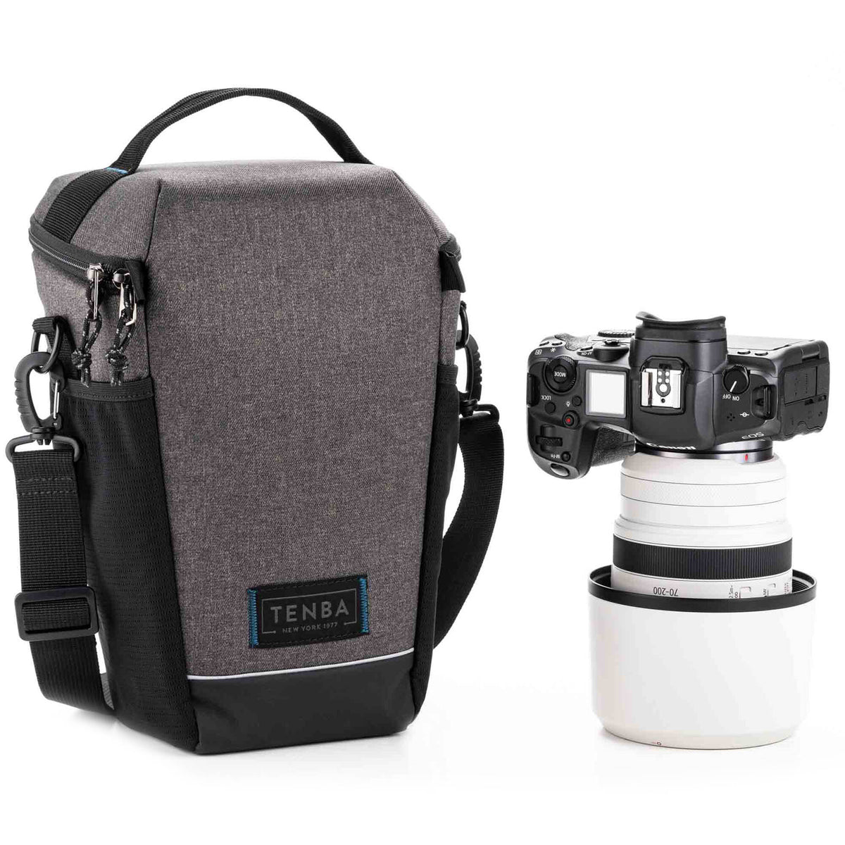 Holster Tenba Skyline V2 Top Load 9 Bag (Gris) - puertos y conexiones