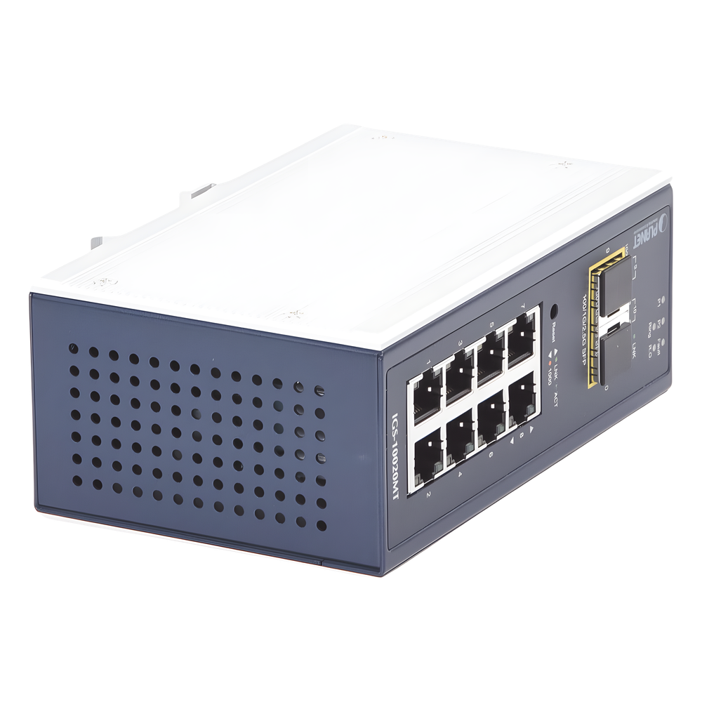 Switch Industrial Administrable Capa 2 Planet IGS-10020MT 8 puertos
