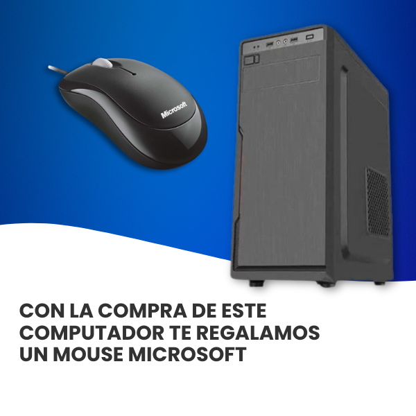 PC /CPU / COMPUTADOR Intel Core i5-11400 - Disco SSD - Memoria RAM DDR4 - Case Corporativo - Fuente de Poder