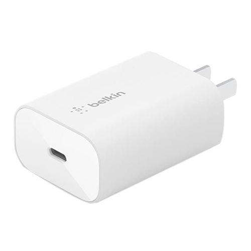 Belkin Power Delivery 3.0 25W PPS USB-C Wall Charger - White — vista 1
