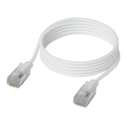 Ubiquiti 3.3 Ft. UniFi Premium Etherlighting Braided Patch Ethernet Cable - White — vista 1