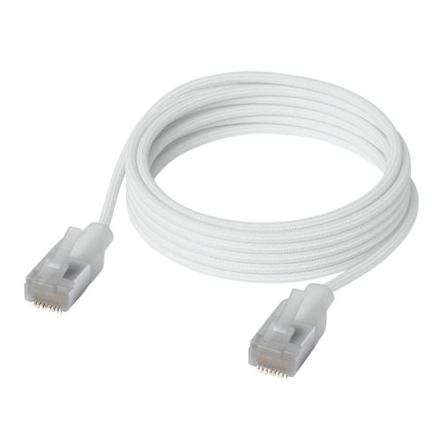 Ubiquiti 6.6 Ft. UniFi Premium Etherlighting Braided Patch Ethernet Cable - White — vista 1