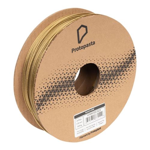 Proto-Pasta 1.75mm HTPLA 3D Printer Filament 500 g (1.1 lbs.) Spool - Good as Gold — vista 1
