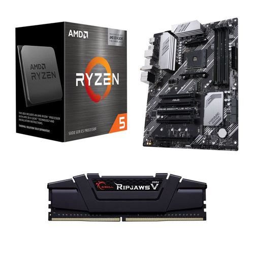 AMD Ryzen 5 5600X3D, ASUS B550-Plus Prime AC-HES AM4, G.Skill Ripjaws V 16GB DDR4-3200, Co — vista 1