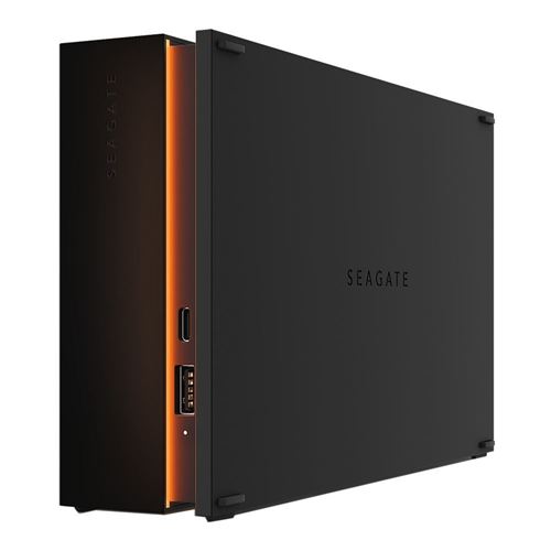 Seagate 8TB FireCuda Gaming Hub External Hard Drive HDD - USB 3.2, Customizable RGB LED li — vista 1
