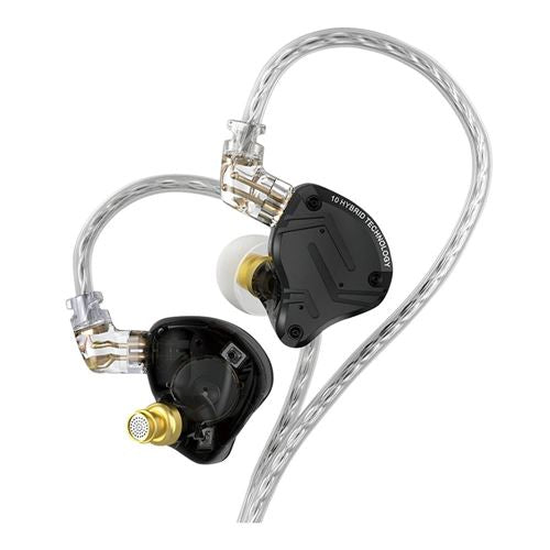 Linsoul Audio KZ ZS10 PRO X Wired Earbuds - Black — vista 1