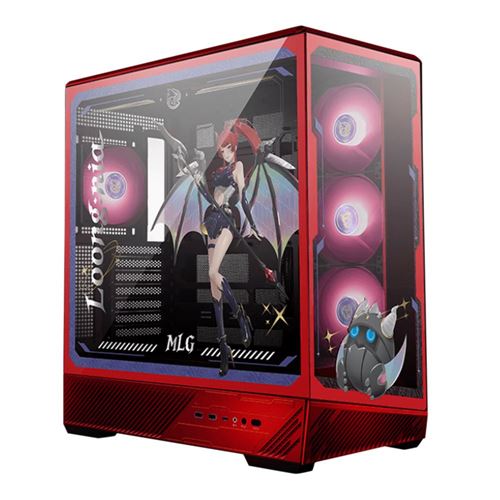 MSI PANO 130R Tempered Glass ATX Mid-Tower Computer Case - MLG Edition — vista 1