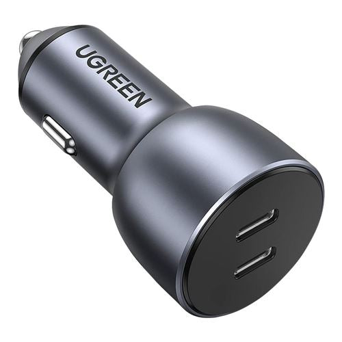 UGreen 50W Dual USB-C Type Car Charger — vista 1