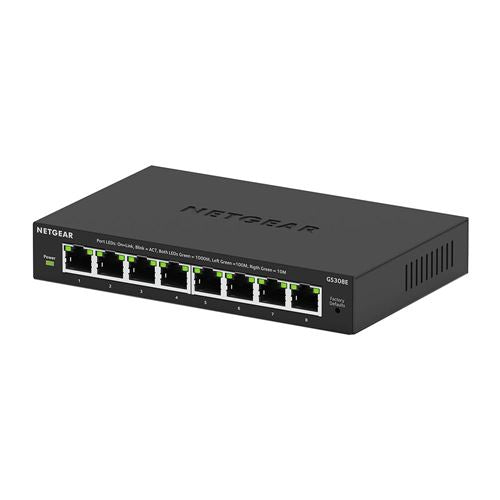 NETGEAR 8-Port Gigabit Ethernet Easy Smart Managed Essentials Switch - GS308E — vista 1