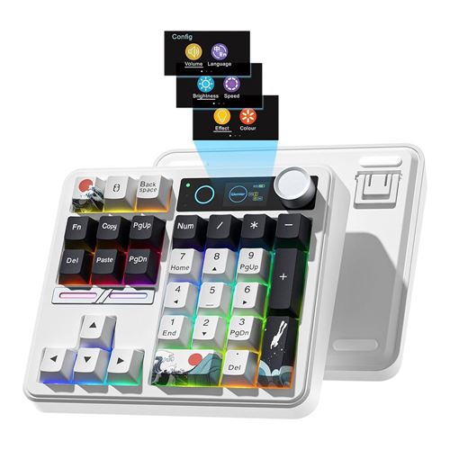 Womier SK30 Mini Keyboard - White — vista 1