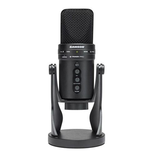 Samson G-Track Pro USB Condenser Microphone - Black
Multi-pattern: Omnidirectional, Cardi — vista 1