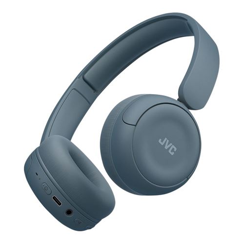 JVC HAS59WA Wireless Bluetooth Headphones - Blue — vista 1