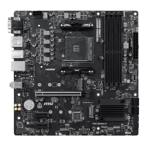 MSI B550M-P PRO AMD AM4 microATX Motherboard — vista 1