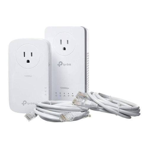 TP-LINK TL-WPA8631P AV1300 Gigabit Pass-through Powerline AC Wi-Fi Kit — vista 1