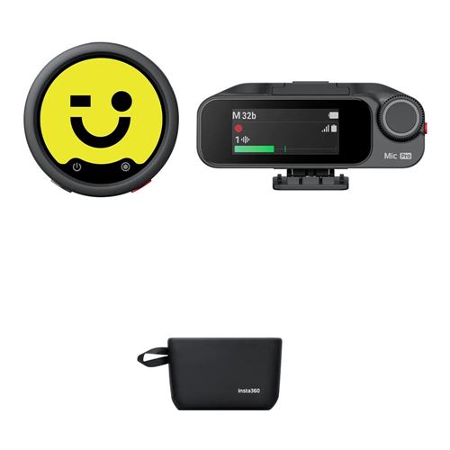 Insta360 MIC PRO (1 TX + 1 RX) BLK — vista 1
