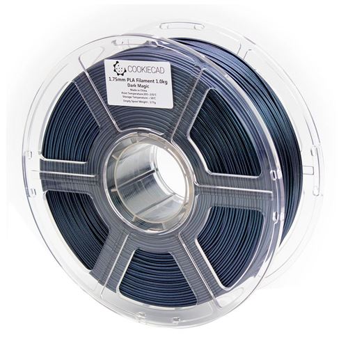Cookiecad 1.75mm PLA Iridescent Holographic 3D Printer Filament Multi Color Color 1.0 kg ( — vista 1