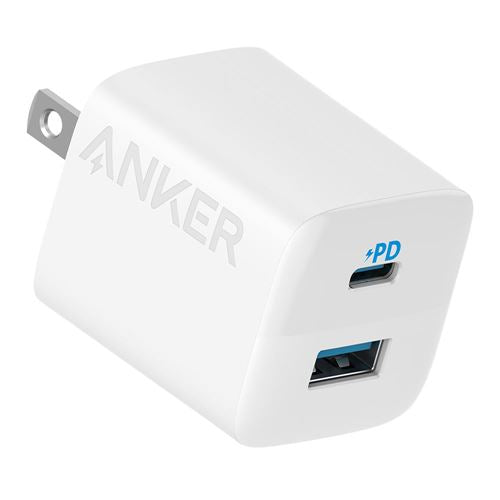 Anker 2-Port 33W Wall Charger - White — vista 1
