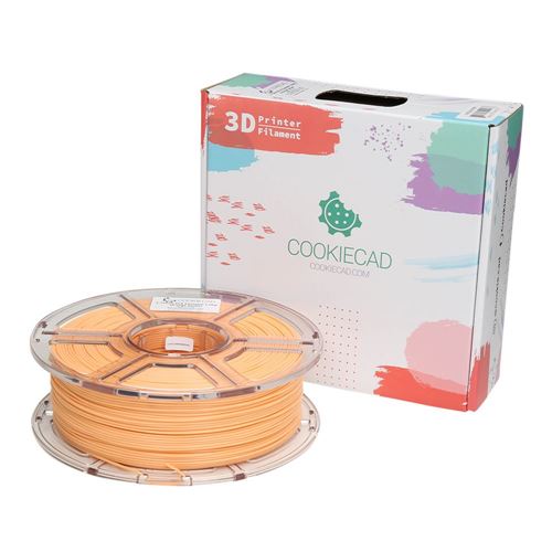 Cookiecad 1.75mm Orange Sorbet PLA 3D Printer Filament - 1kg Spool (2.2 lbs) — vista 1