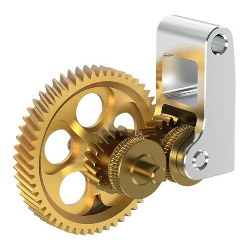 BIGTREETECH BIQU Panda Claw Extruder Gear Set
Compatible for Bambu X1/P1 Series; Golden — vista 1