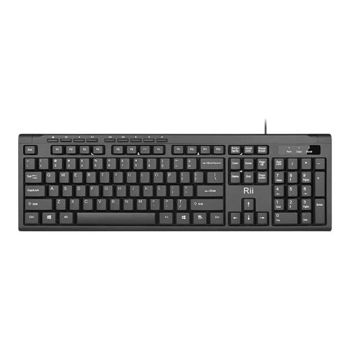Riitek RK907 Ultra Slim Compact USB Wired Keyboard — vista 1