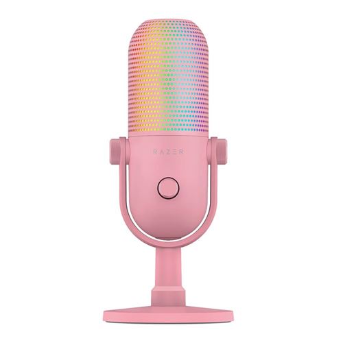 Razer Seiren V3 Chroma RGB USB Condenser Microphone - Quartz Edition — vista 1