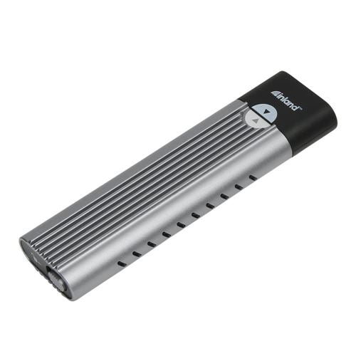 Inland Premium USB-C to PCIe NVMe SSD Aluminum Case Enclosure — vista 1