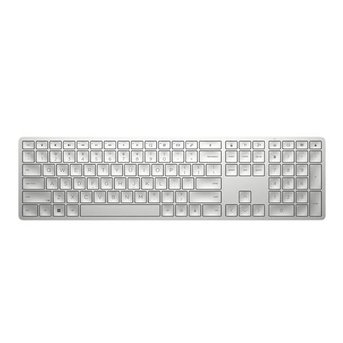 HP 970 Programmable Wireless Keyboard (Silver) — vista 1