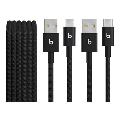 Cable Apple Beats USB-A a USB-C Trenzado 1.5 m (2-Pack) - Negro Bolt — vista 1