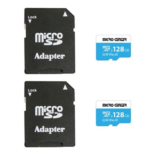 Micro Center Premium 128GB microSDXC Card UHS-I Flash Memory Card C10 U3 V30 A1 Micro SD C — vista 1